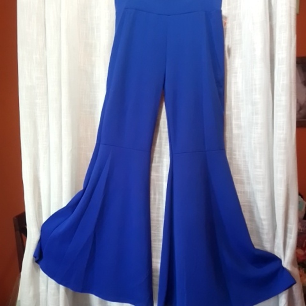 Bell bottom stretch pants